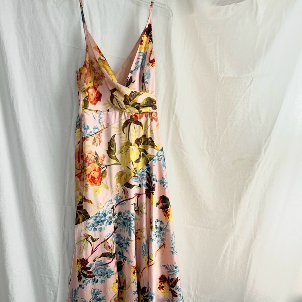 ASOS Pink Floral Slip Dress